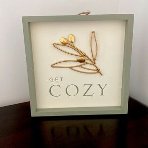 Get Cozy wall art